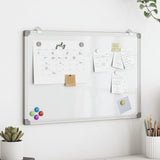 Vidaxx Whiteboard magnetisch 60x40x1,7 cm Aluminium