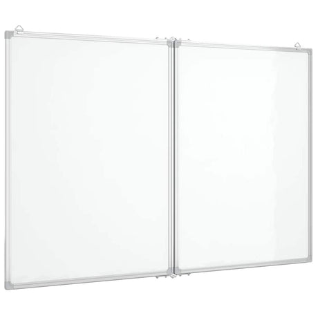 Vidaxx magnetisches faltbares Whiteboard 100x80x1,7 cm Aluminium