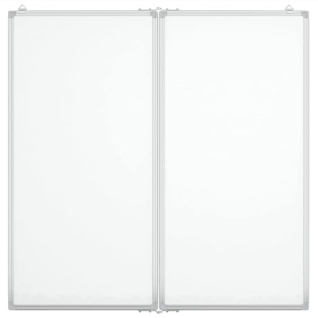 Vidaxx magnetisches faltbares Whiteboard 100x100x1,7 cm Aluminium