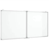 Vidaxx magnetisches faltbares Whiteboard 120x60x1,7 cm Aluminium