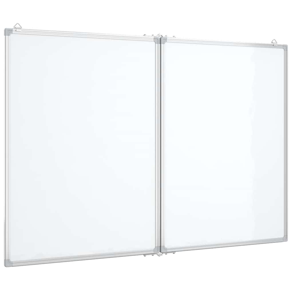 Vidaxx magnetisches faltbares Whiteboard 120x80x1,7 cm Aluminium