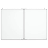 Vidaxx magnetisches faltbares Whiteboard 120x80x1,7 cm Aluminium