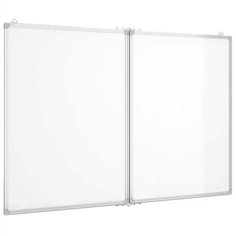 Vidaxx magnetisches faltbares Whiteboard 120x100x1,7 cm Aluminium