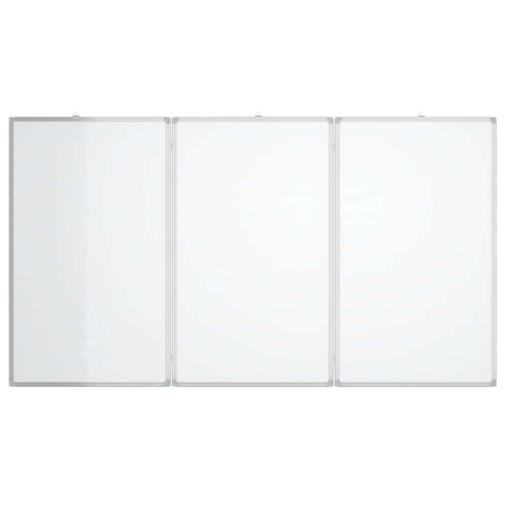 Vidaxx magnetisches faltbares Whiteboard 120x100x1,7 cm Aluminium