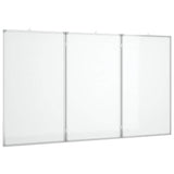 Vidaxx magnetisches faltbares Whiteboard 180x100x1,7 cm Aluminium