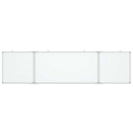Vidaxx magnetisches faltbares Whiteboard 160x40x1,7 cm Aluminium
