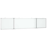 Vidaxx magnetisches faltbares Whiteboard 200x40x1,7 cm Aluminium