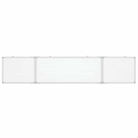 Vidaxx magnetisches faltbares Whiteboard 200x40x1,7 cm Aluminium