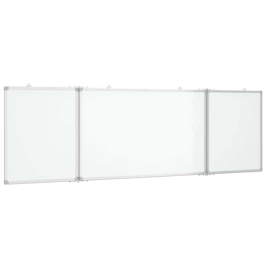 VidaXL Magnetisches faltbares Whiteboard 160x50x1,7 cm Aluminium