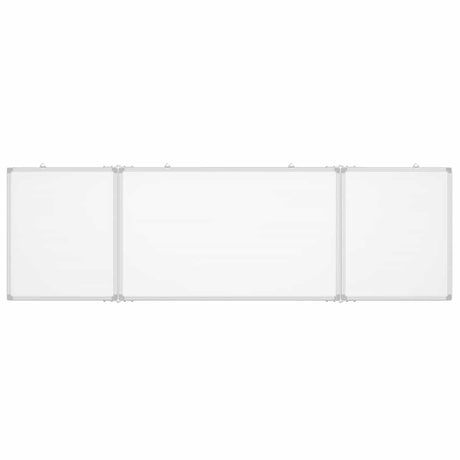 Vidaxx magnetisches faltbares Whiteboard 160x50x1,7 cm Aluminium