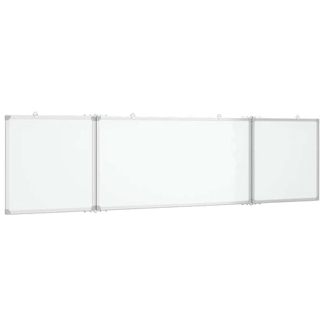 Vidaxx magnetisches faltbares Whiteboard 200x50x1,7 cm Aluminium
