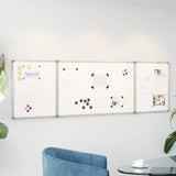 VidaXL Magnetisches faltbares Whiteboard 200x60x1,7 cm Aluminium