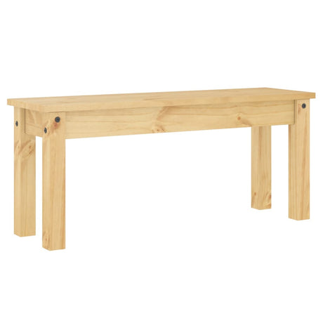 Vidaxl eetkamerbank panama 105x30x45 cm massief grenenhout