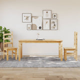 Vidaxl eettafel corona 160x80x75 cm massief grenenhout