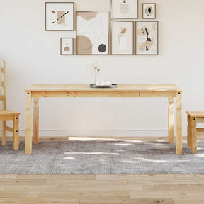Vidaxl eettafel corona 180x90x75 cm massief grenenhout