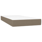 Vidaxl pocketveringmatras medium 120x190x20 cm stof taupe
