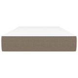 Vidaxl pocketveringmatras medium 120x190x20 cm stof taupe