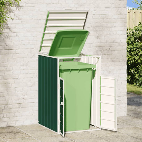 Vidaxx Containeraufbewahrung für 1 Container 72x81x115 cm Stahl grün