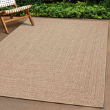 VidaXL-Teppich Zizur für drinnen und draußen, 80 x 250 cm, Jute-Optik
