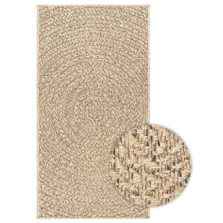 VidaXL-Teppich Zizur für drinnen und draußen, 60 x 110 cm, Jute-Optik
