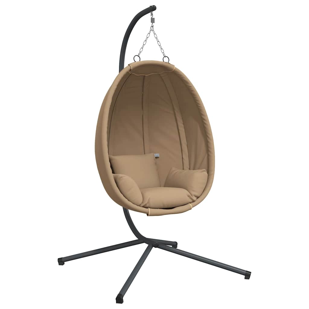 Vidaxx-Hängesessel mit Standard-Rattan und Stahl in Taupe