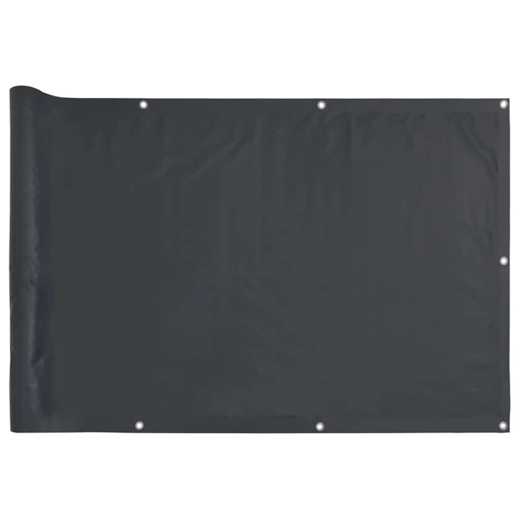 Vidaxx Balkonschirm 800x75 cm PVC Anthrazit
