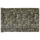 Vidaxx Balkonsichtschutz Steinmuster 300x75 cm PVC