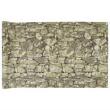 Vidaxx Balkonsichtschutz Steinmuster 600x75 cm PVC