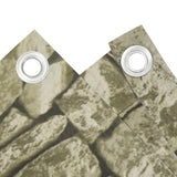 Vidaxx Balkonsichtschutz Steinmuster 700x75 cm PVC