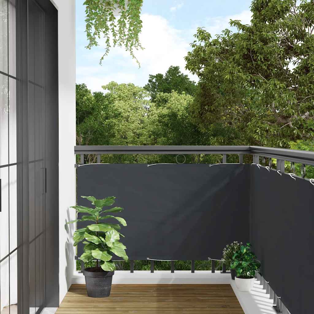 Vidaxx Balkonschirm 800x90 cm PVC Anthrazit