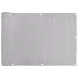 Vidaxx Balkonschirm 300x90 cm PVC grau