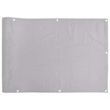 Vidaxx Balkonschirm 700x90 cm PVC grau