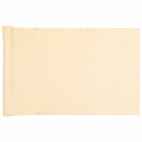 Vidaxx Balkonschirm 600x90 cm PVC cremefarben