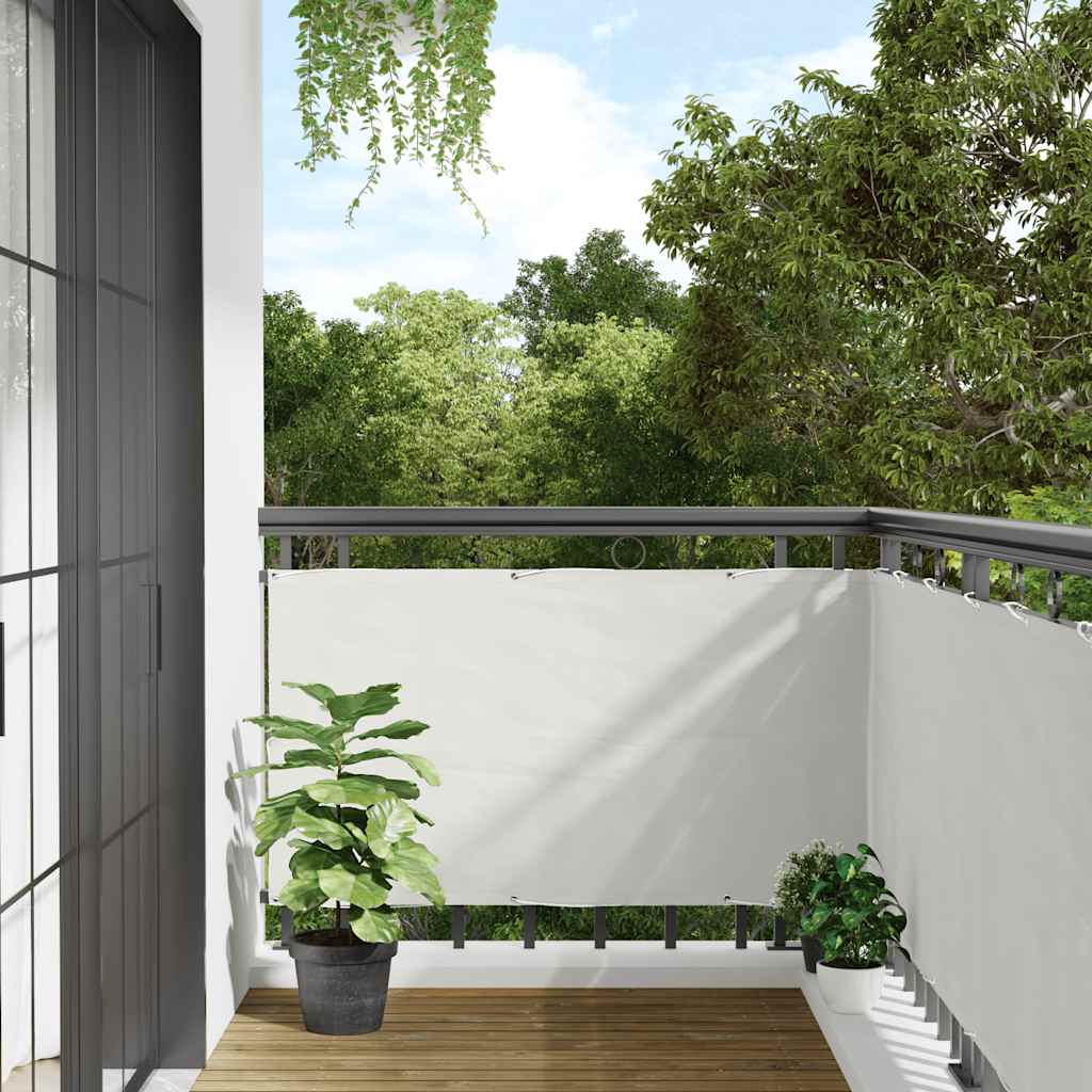 VidaXL Balkonschirm 300x90 cm PVC weiß
