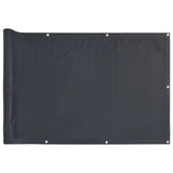 Vidaxx Balkonschirm 400x120 cm PVC Anthrazit