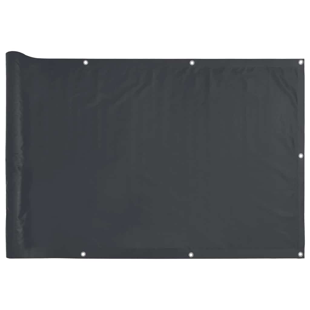Vidaxx Balkonschirm 500x120 cm PVC Anthrazit