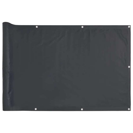 Vidaxx Balkonschirm 600x120 cm PVC Anthrazit