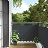 Vidaxx Balkonschirm 600x120 cm PVC Anthrazit