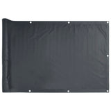 Vidaxx Balkonschirm 1000x120 cm PVC Anthrazit
