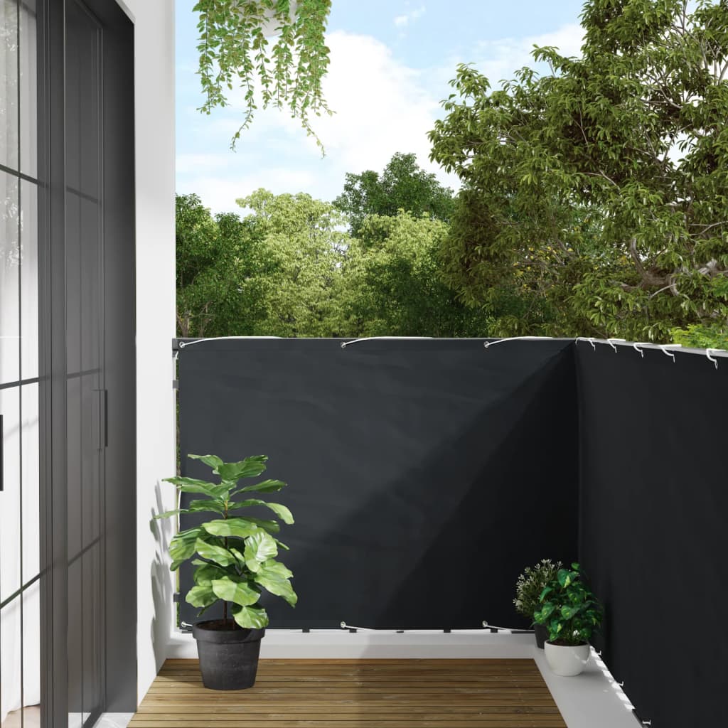 Vidaxx Balkonschirm 1000x120 cm PVC Anthrazit