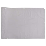 Vidaxx Balkonschirm 1000x120 cm PVC grau
