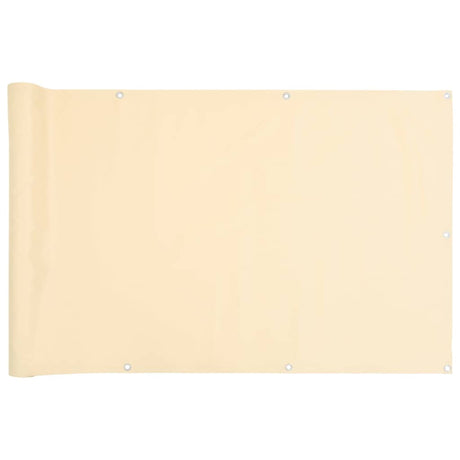 Vidaxx Balkonschirm 800x120 cm PVC cremefarben