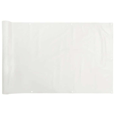 Vidaxx Balkonschirm 400x120 cm PVC weiß