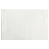 Vidaxx Balkonschirm 600x120 cm PVC weiß