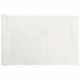 Vidaxx Balkonschirm 800x120 cm PVC weiß
