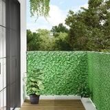 VidaXL Balkonschirm Pflanzenmuster 800x120 cm PVC grün