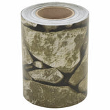 Vidaxxl Garten-Sichtschutz Steinmuster 35x0,19 m PVC grau