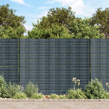 Vidaxxl Garten-Sichtschutz 10 Stück 252,5x19 m PVC schwarz