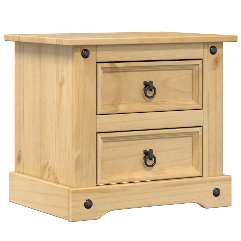 Vidaxl nachtkastje corona 53x39x47 cm massief grenenhout