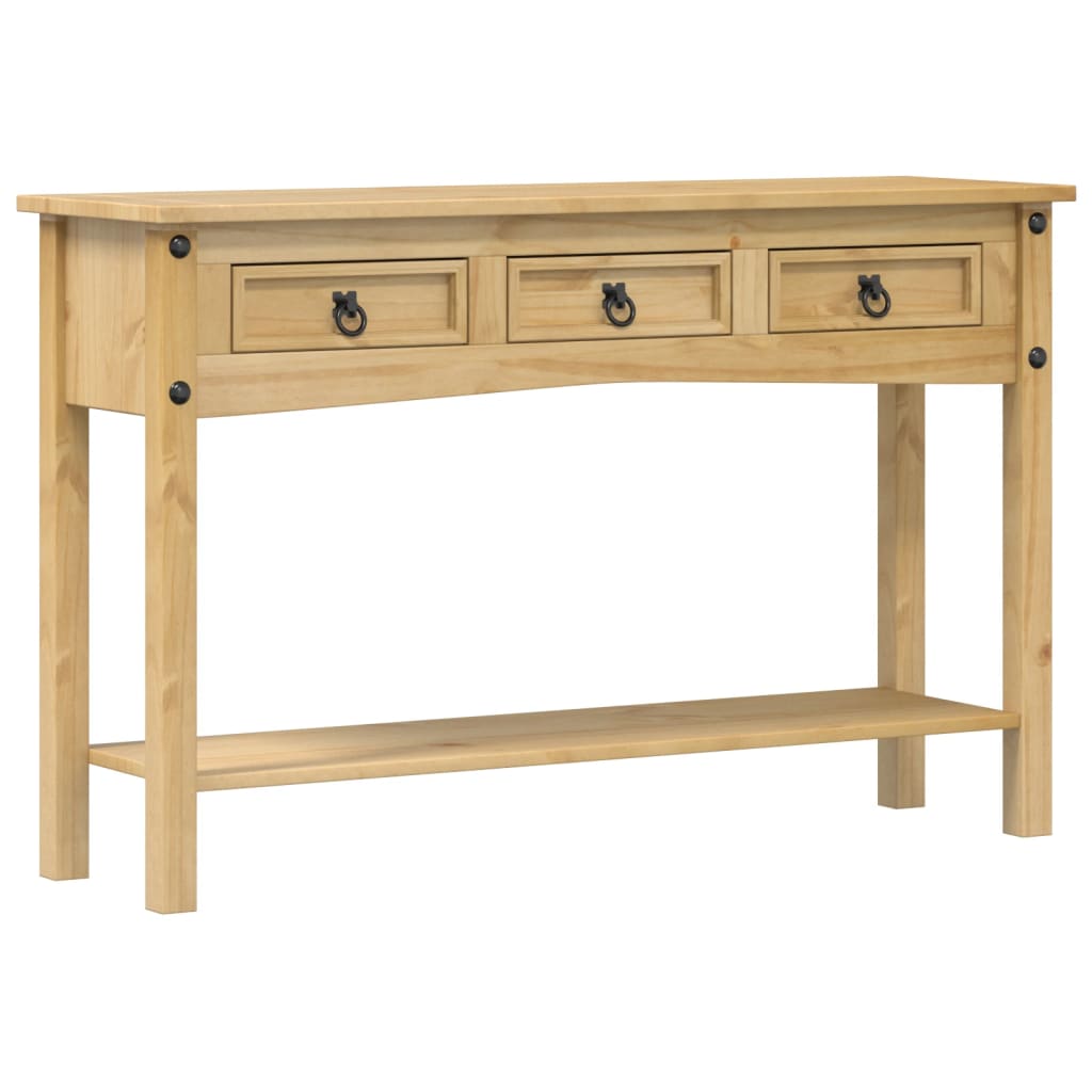 Vidaxl consoletafel corona 114x34,5x73 cm massief grenenhout